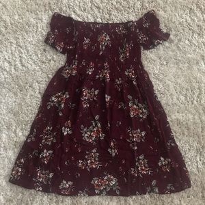 Off the shoulder dress